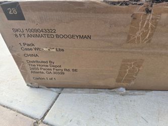 8ft tall boogeyman animatronic