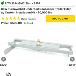 BW Turnover underbed Gooseneck Ball 