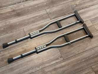 Aluminum Medline Crutches for Young Child + Forearm Support- 250lbs. MDS52514-10