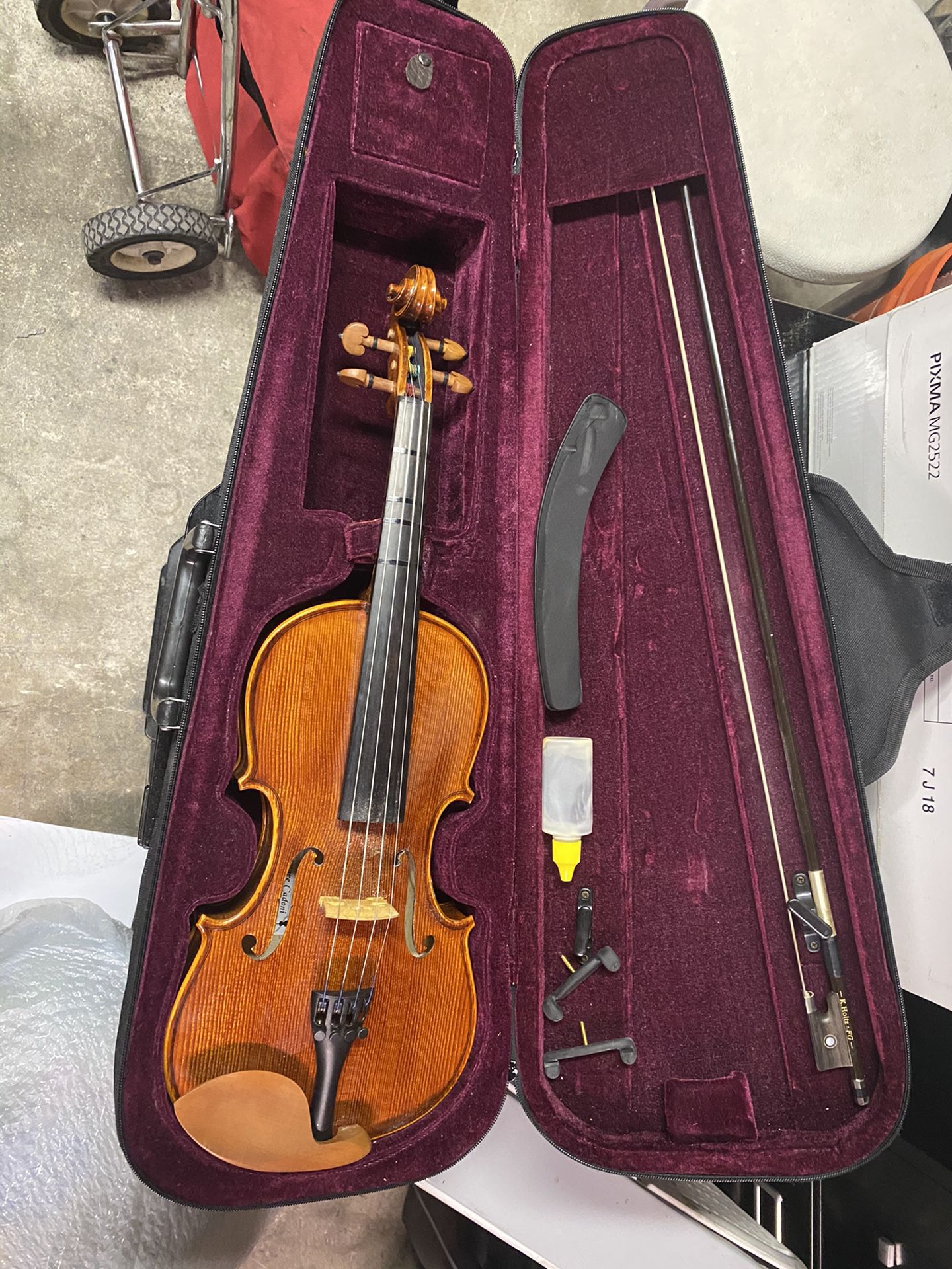 Salvatore Cadoni violin & bow Model 80 , 2007