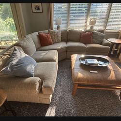 Luxury 3-Piece Sectional – Walter E. Smithe – Excellent Condition