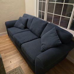 Blue couch