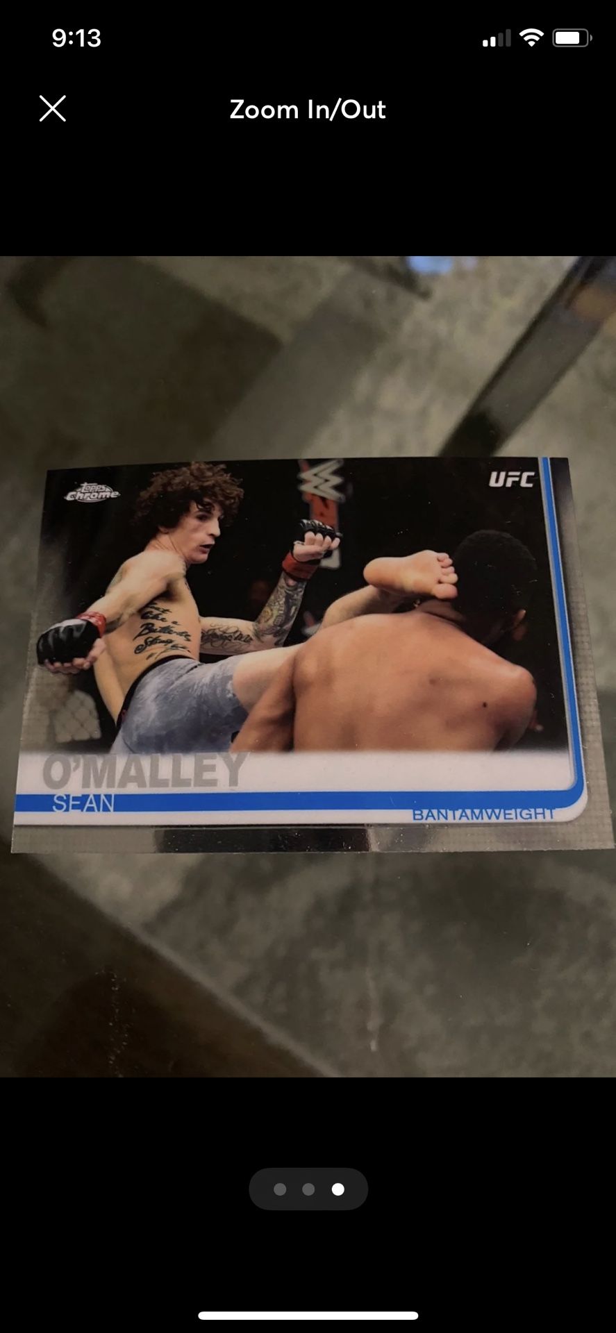 Sean O Malley UFC Topps Chrome UFC