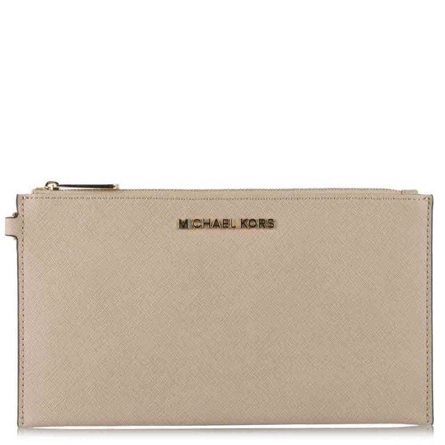 Michael Kors nude clutch