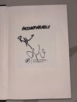 Brie and Nikki Bella signed book, “Incomparable”. Hard cover, First edition.