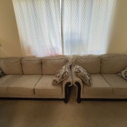 2pc Sofa and Loveseat Set