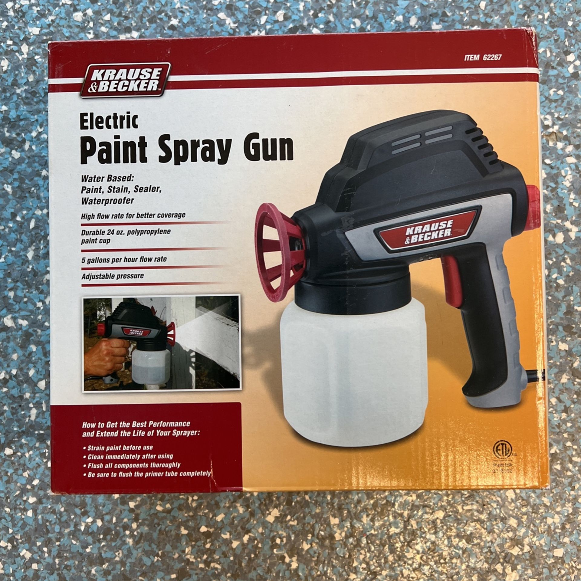 Krause & becker electric paint spray gun deals