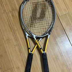 Prince Force 3 Glance Ti Oversize Tennis Racquet 4 1/2 with Bag Needs New Grip