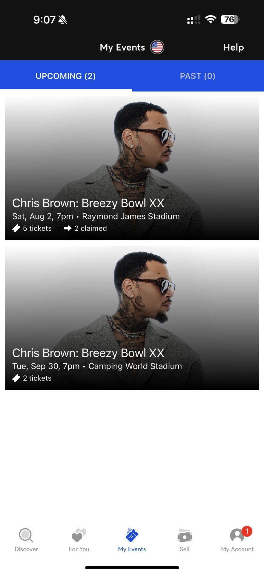 Chris Brown Breezy Bowl Tickets