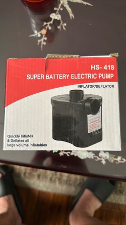Electric Air Pump For Air Mattress, Air Raft Etc.