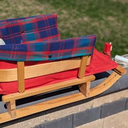 Wooden Sled 