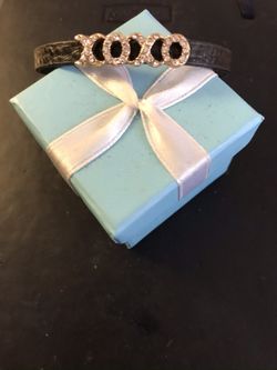 Gold & Black XOXO Bracelet