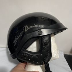 Harley Davidson Dot  Black  Helmet Xs/S Nice Helmet Good Conditions 