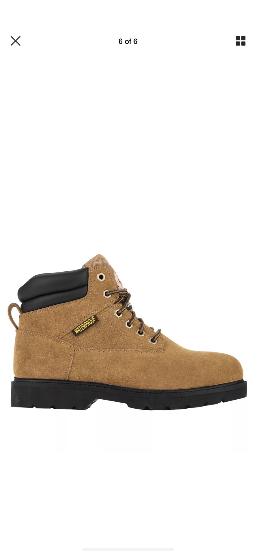 Brahma Men's Alpha Steel Toe Waterproof 6" Work Boot