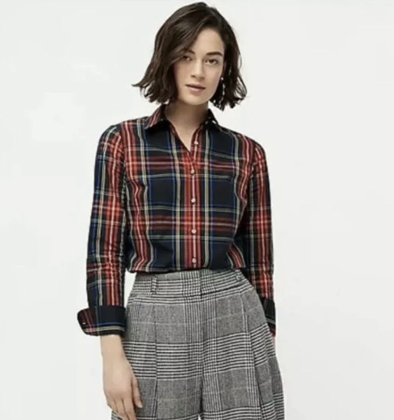 New J.Crew Size 2,4,6 Slim Stretch Shirt