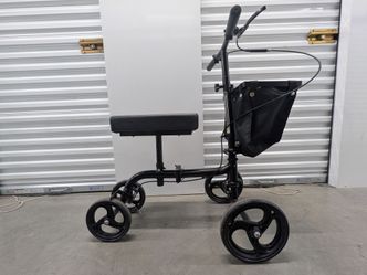 Knee Walker Recovery Steerable Bike -- 10in Front Wheels -- 350lb Weight Capacity