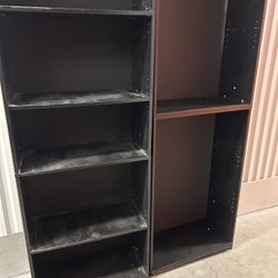 2 Bookshelves 6ft Tall. 