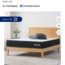 The Allswell 10" Hybrid Mattress in a Box with Gel Memory Foam, Adult, Full