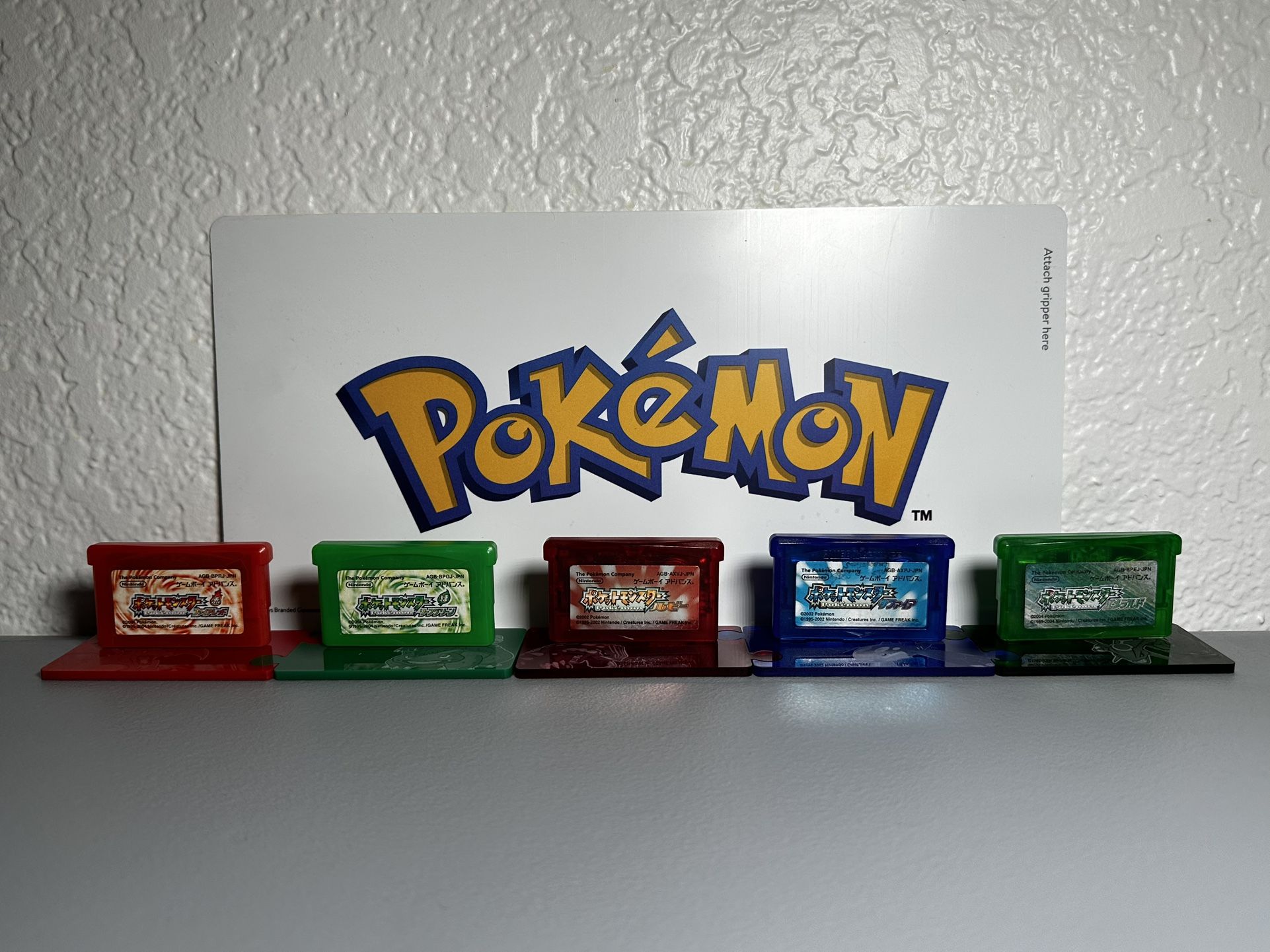 Pokémon Gameboy Advance Games Bundle