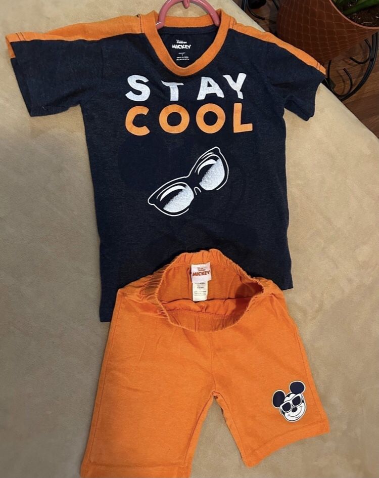 Kids “Stay Cool” Mickey Mouse Outfit