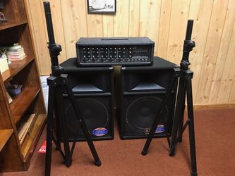 Peavey Amp and Yamaha Speakers