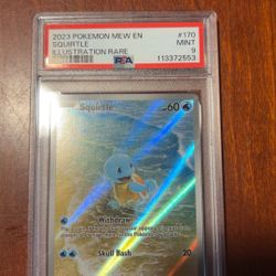Squirtle 151 PSA 9 