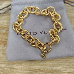 Women's David Yurman Gold 21cm Bracelet Mark DY750