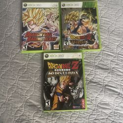 Dragon Ball game lot Xbox 360