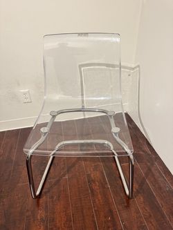 IKEA's Tobias Chair Clear/Chrome Plated