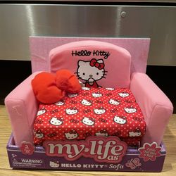 American girl doll fitting My life hello kitty doll chair