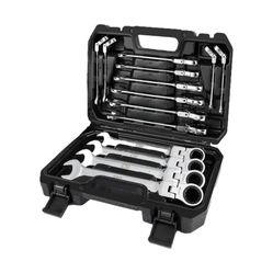 Flex-Head Ratcheting Wrench Set