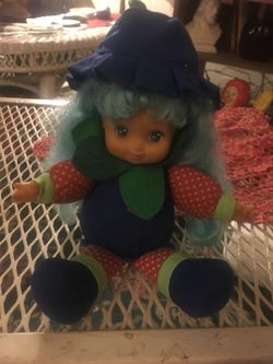 Vintage Blueberry Muffin Doll