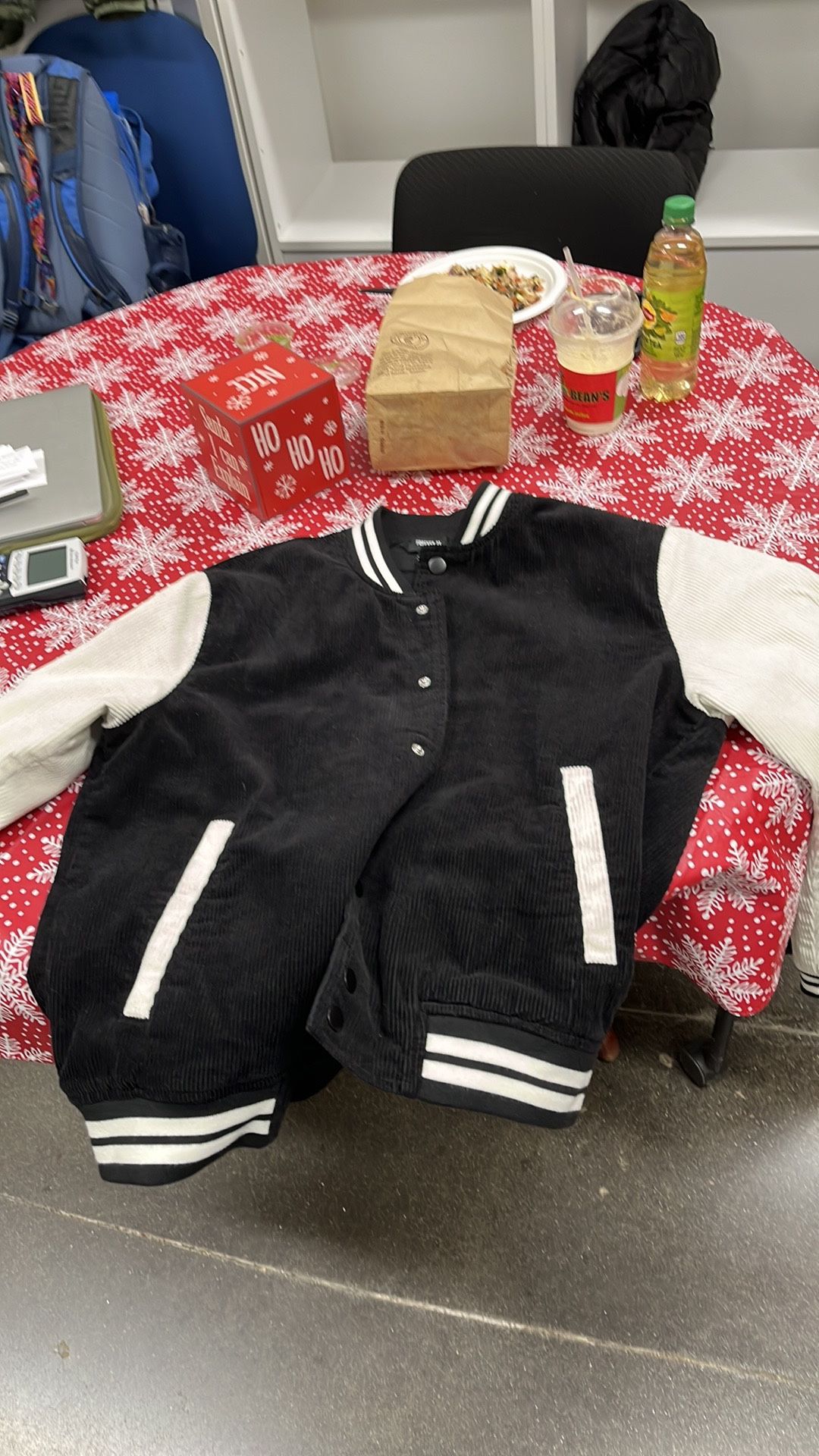 Corduroy Varsity Style Jacket