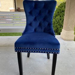 *Set Of 4* New In Box Velvet Upholstered Dining Chairs