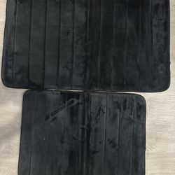 (New, Never Used) 2x Microfiber Memory Foam Bath Mats