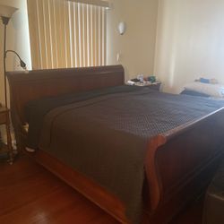 Thomasville Bed, Armoire, and Nightstand 