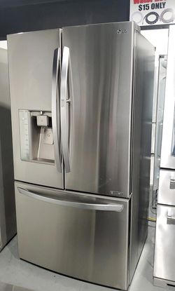 LG 3-Door Stainless Steel Refrigerator
