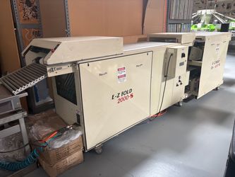 E-Z Fold 2000-S Paper Folding Machine
