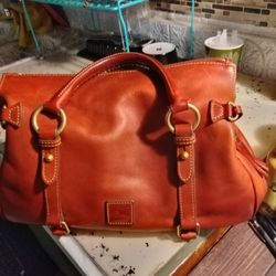 Dooney & Bourke Leather Purse 15 In Wide 11 In Tall