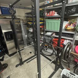 Barbell+Weights+Power Rack