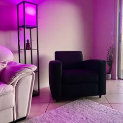 Miami Style Durable Black Chair Armchair