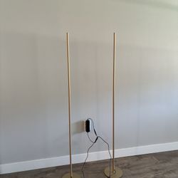 Tall Gold Lights