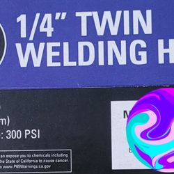 1/4 Inch Twin Welding Hose
