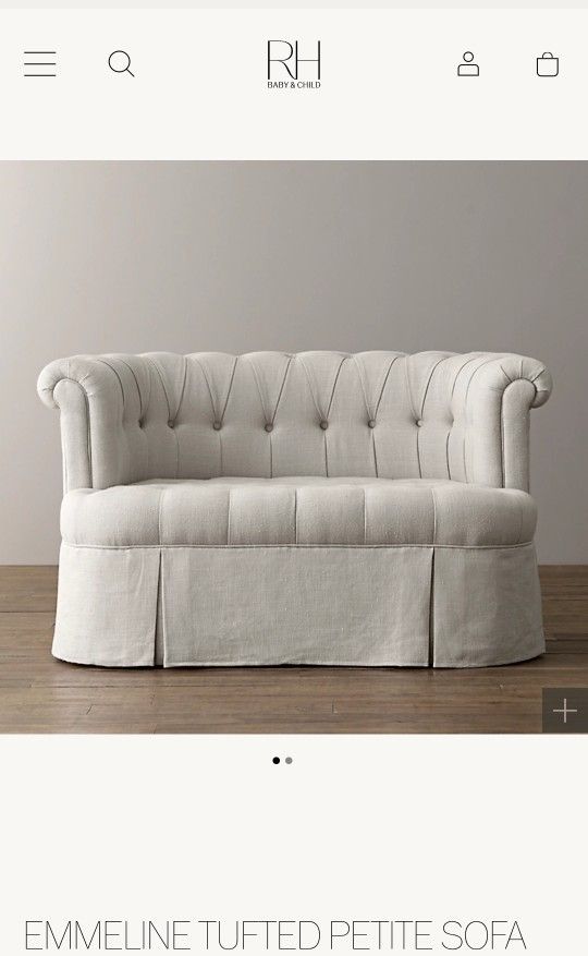 Emmeline Petite Sofas, Restoration Hardware