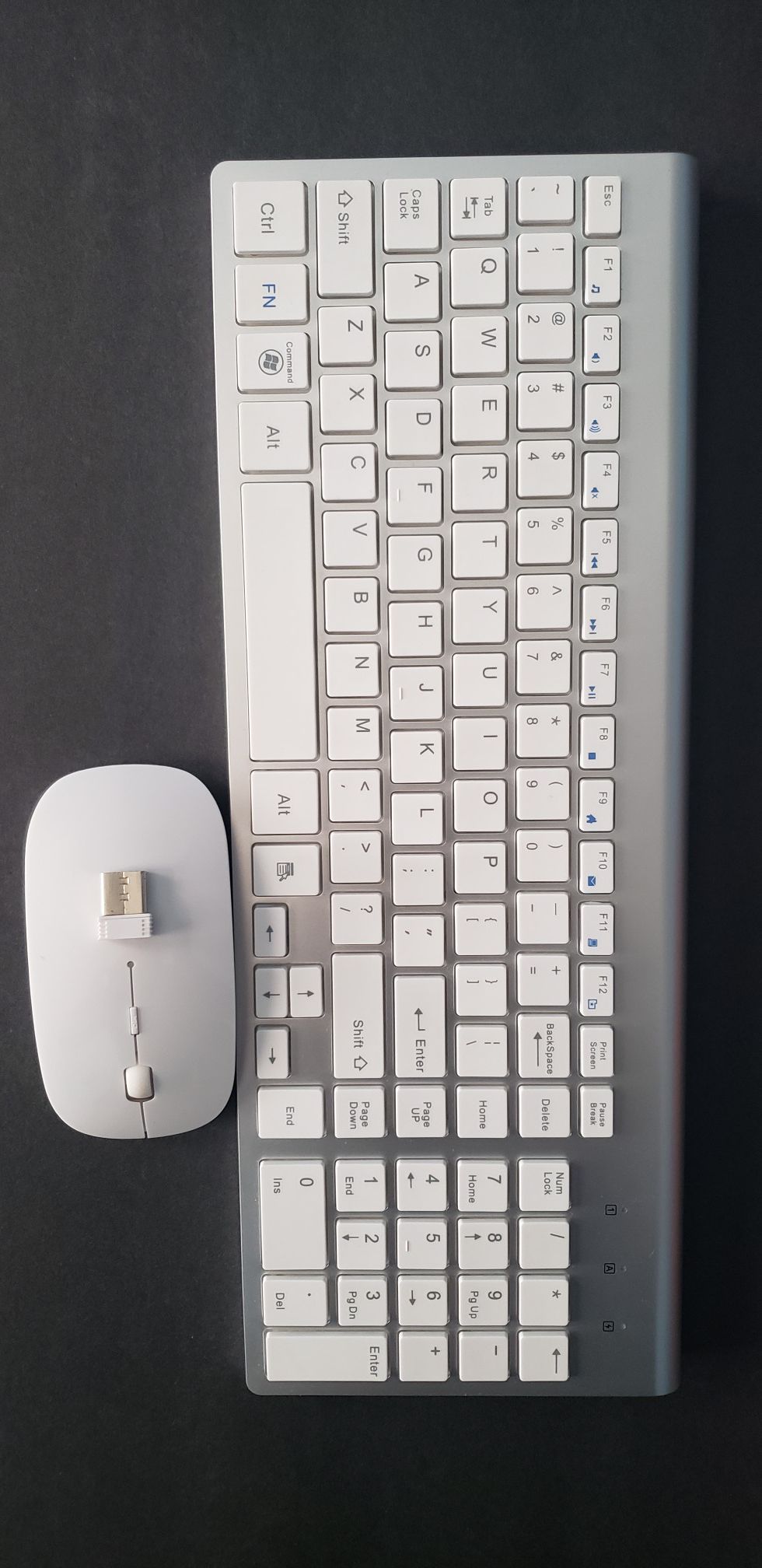 USB Wireless Keyboard and Mouse.