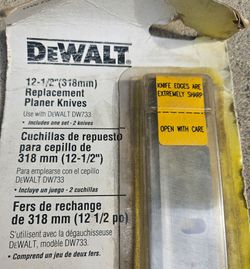 Planer Knives Dewalt