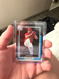 2026 National Sports Collector's Convention (NSCC)  Liam Doyle 10/10 BOOKEND AUTO Refractor