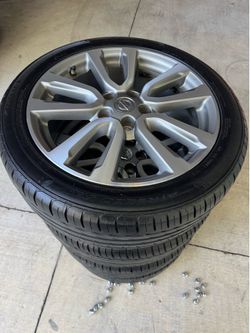 Nissan rims and tires