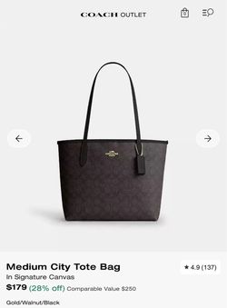 Coach medium city tote