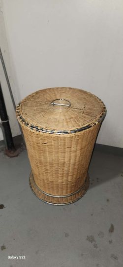 Laundry storage metal Wicker 